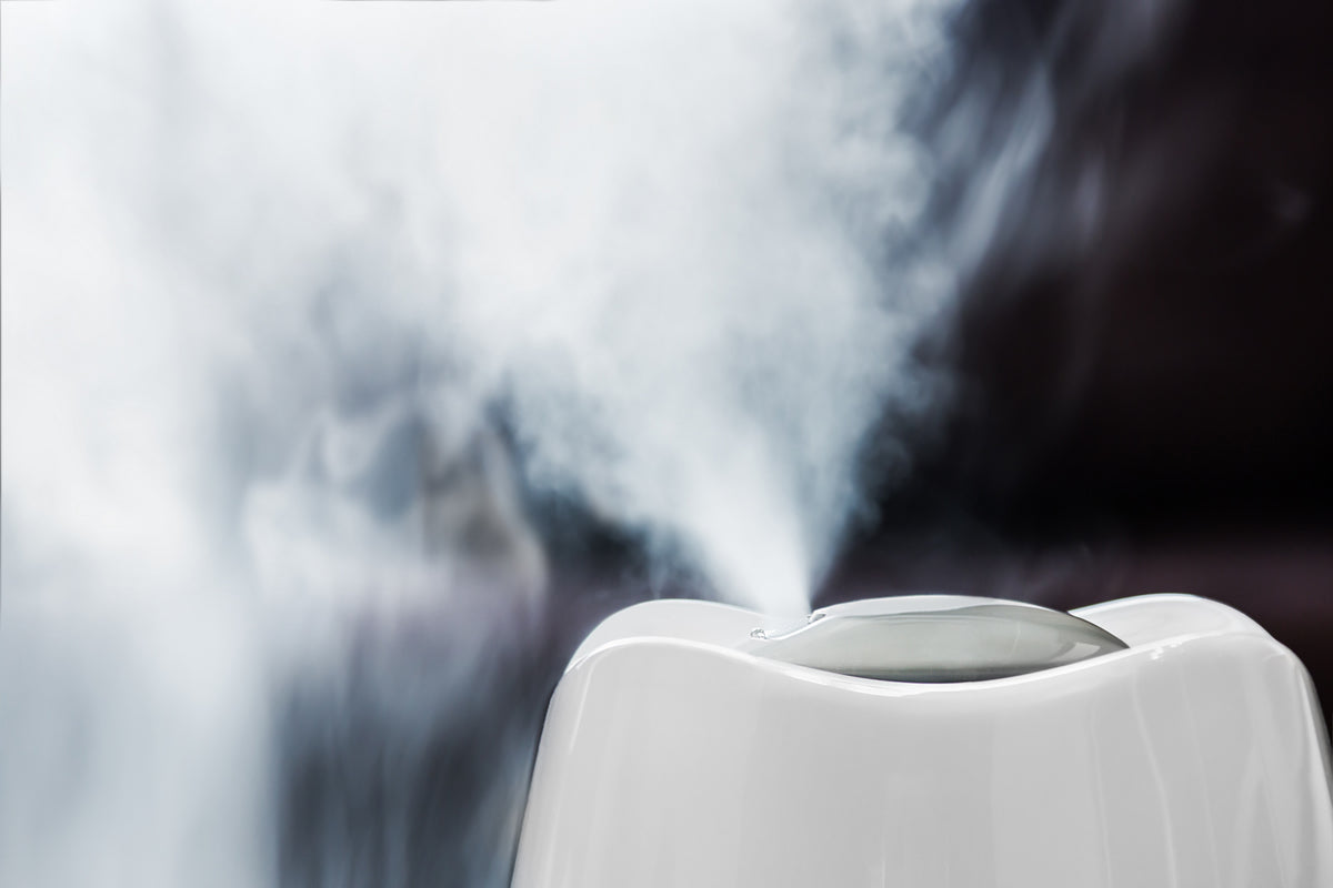 Humidifier for lash extensions works in the room and produces a steam jet. Cartel Lash