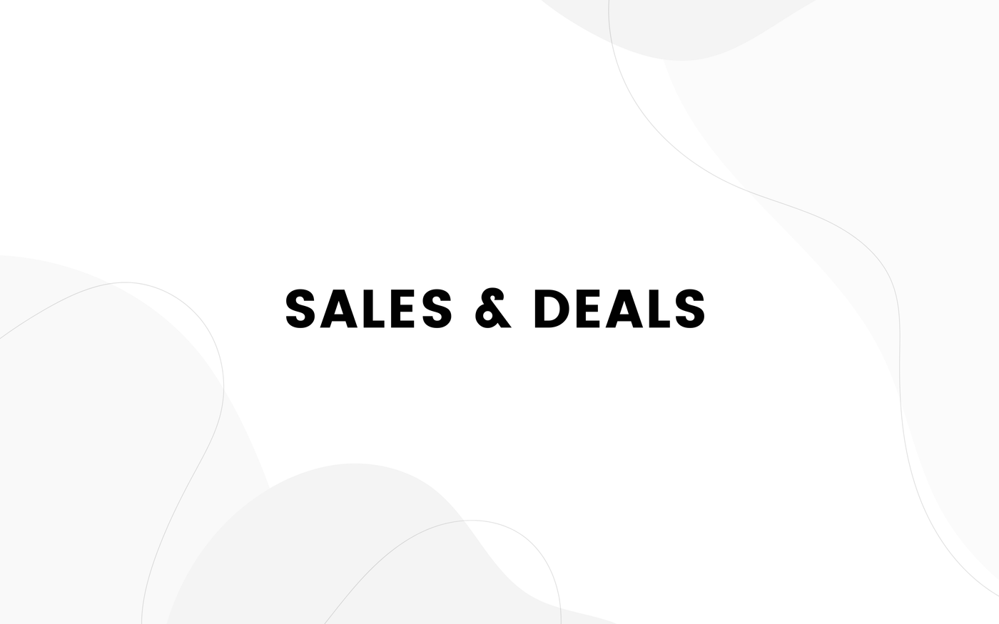 Sales & Deals