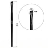 BRONSUN Angled Cosmetic Brush for eyebrow tinting, 156 mm long with 8 mm angled brush head measuring 4–6 mm