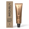 Bronsun Professional eyelash and eyebrow dye gel in Deep Black with packaging on a white background