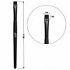 BRONSUN Cosmetic Brush for eyebrow tinting with black handle and flat bristles, 167 mm long with 9 x 7 mm brush head
