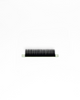 A single black eyelash strip on a plain white background.
