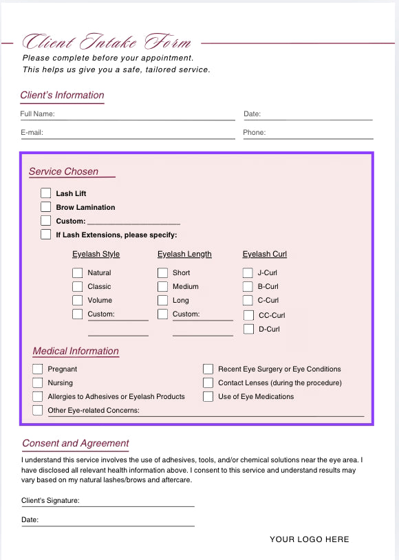 Client Intake Form