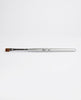 Thuya Dye Applicator Brush with silver handle and flat brown bristles