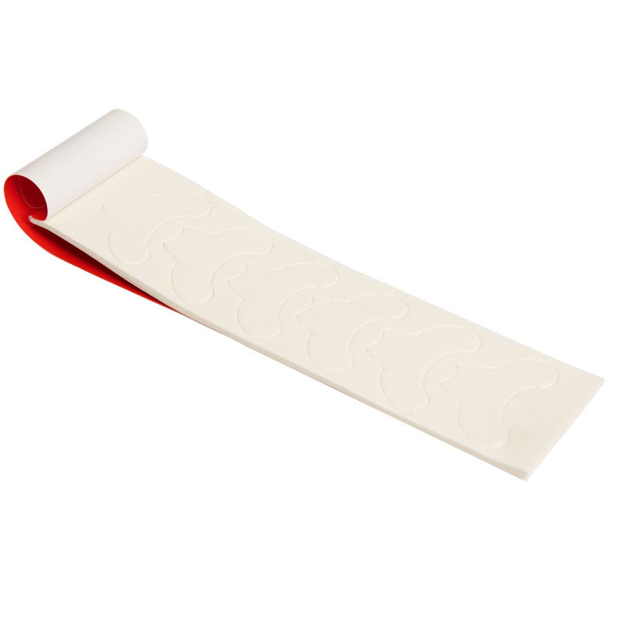 Roll of Thuya Protective paper on a white background