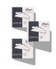 Three product boxes for Thuya Professional Line Silicone Pads in sizes S, M, and L, arranged in a staggered layout on a white background